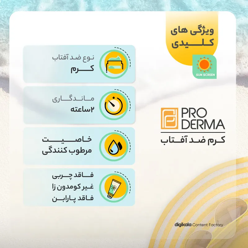 کرم ضدآفتاب مخصوص آقایان پرودرما مدل MEN، حجم 40 میلیلیتر - تصویر 5