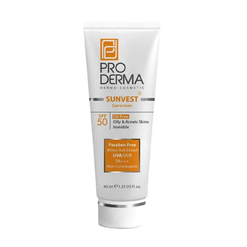 کرم ضدآفتاب فاقد چربی پرودرما مدل SPF50، حجم 40 میلیلیتر - تصویر 3