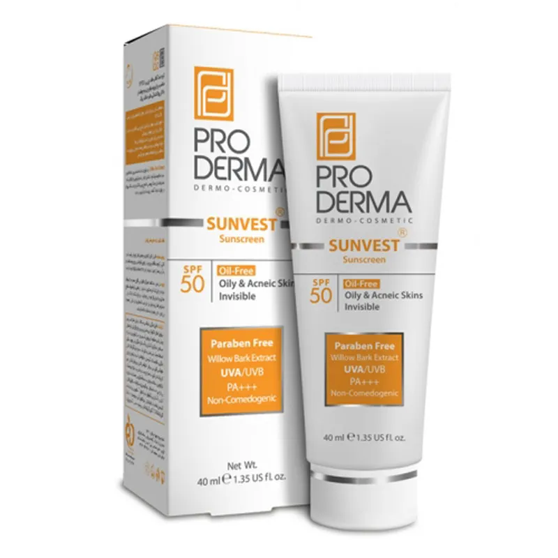 کرم ضدآفتاب فاقد چربی پرودرما مدل SPF50، حجم 40 میلیلیتر - تصویر 4