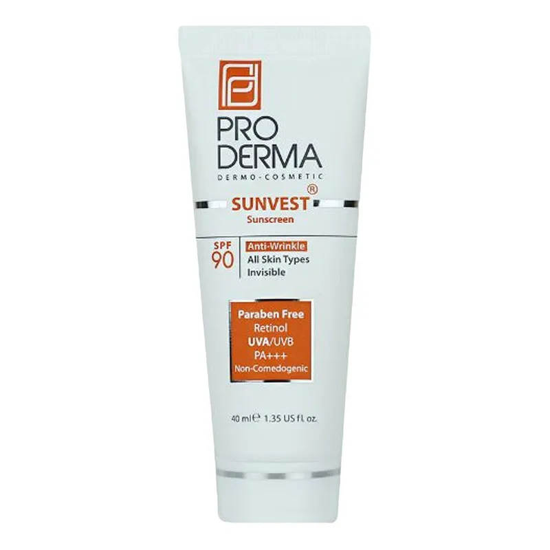 کرم ضدآفتاب و ضدچروک پرودرما مدل SPF90، حجم 40 میلی‌لیتر - تصویر 2