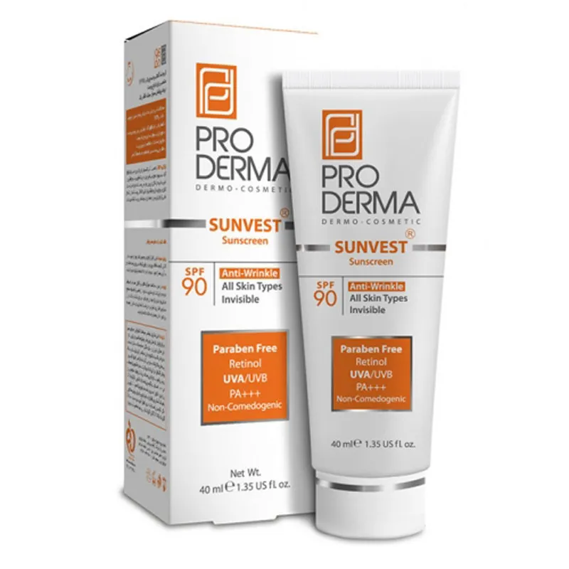 کرم ضدآفتاب و ضدچروک پرودرما مدل SPF90، حجم 40 میلی‌لیتر - تصویر 4