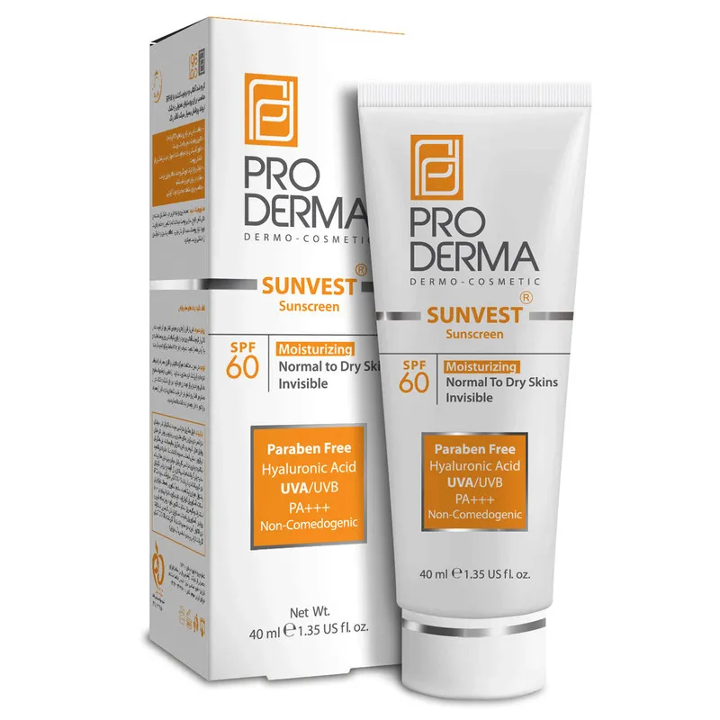 کرم ضدآفتاب و مرطوب‌کننده پرودرما مدل SPF60، حجم 40 میلی‌لیتر - تصویر 4
