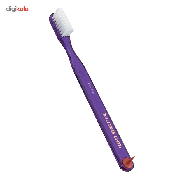 مسواک جی یو ام مدل Classic 411 با برس نرم - تصویر 4