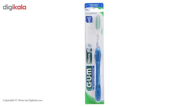 مسواک جی یو ام سری Micro Tip مدل Compact با برس متوسط - تصویر 4