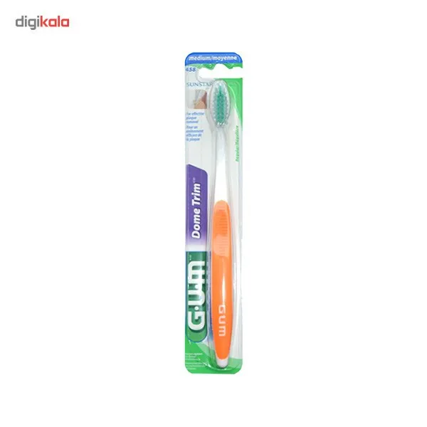 مسواک جی یو ام مدل Dome Trim با برس متوسط - تصویر 3