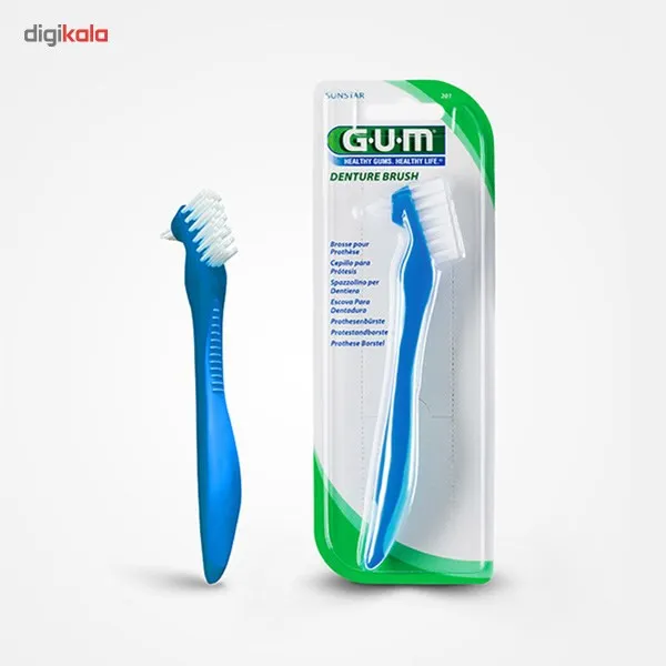مسواک دندان مصنوعی جی یو ام مدل Denture - تصویر 5