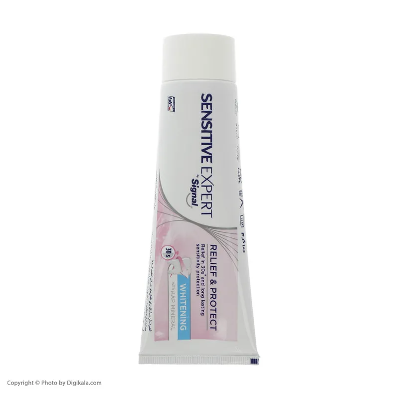 مسواک سیگنال مدل effective clean با برس متوسط به همراه خمیر دندان سیگنال مدل سنستیو اکسپرت وزن 100 گرم بسته 2 عددی - تصویر 3