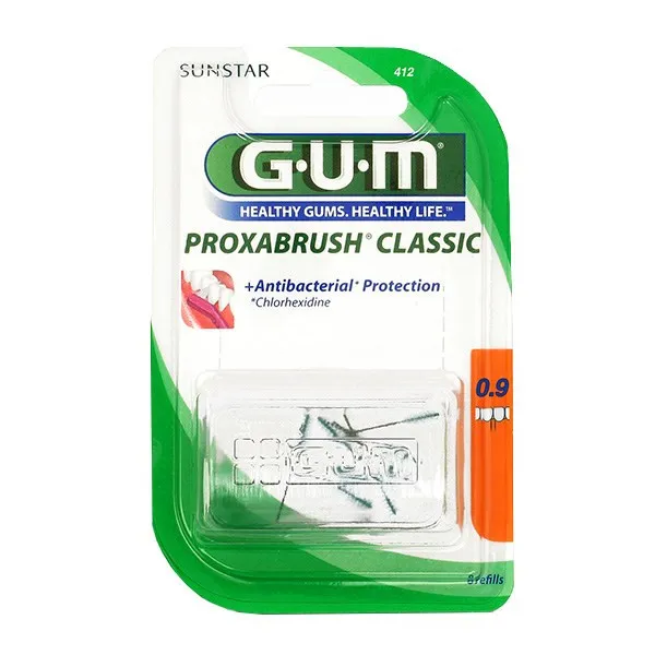 سری یدک مسواک بین دندانی جی یو ام مدل Proxabrush Classic سایز 0.9