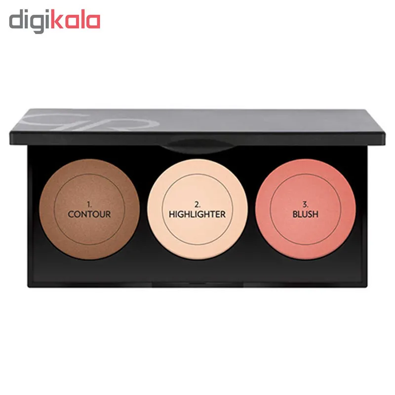 پالت کانتورینگ گلدن رز مدل CONTOUR POWDER - تصویر 2