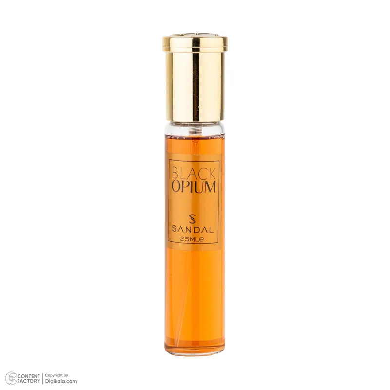عطر جیبی زنانه صندل مدل بلک اوپیوم با رایحه گرم و شیرین حجم 25 میلیلیتر - تصویر 4