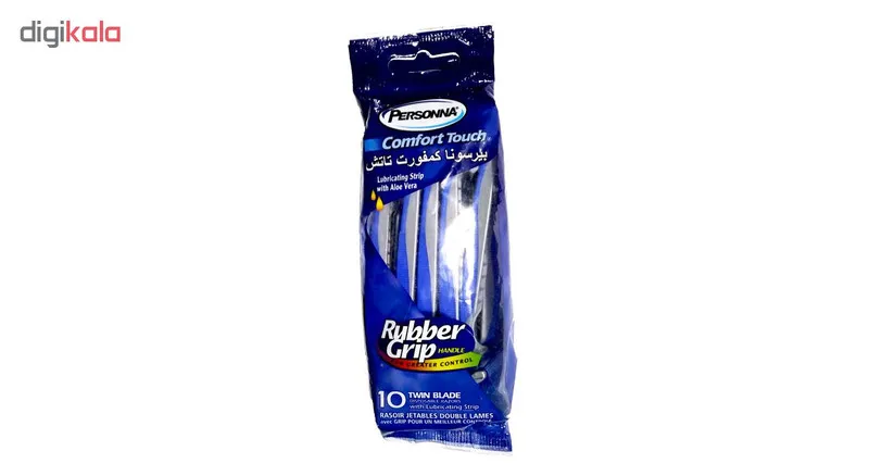 خودتراش پرسونا مدل کامفورت تاچ بسته 10 عددی - تصویر 2