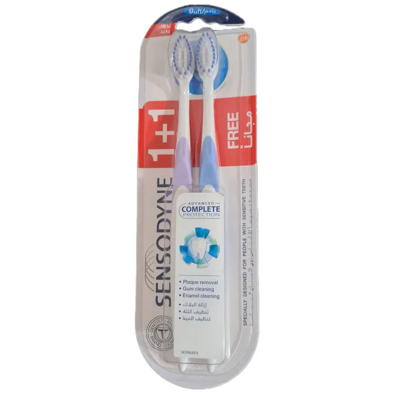مسواک سنسوداین مدل COMPLETE SOFT با برس نرم بسته 2 عددی - تصویر 2