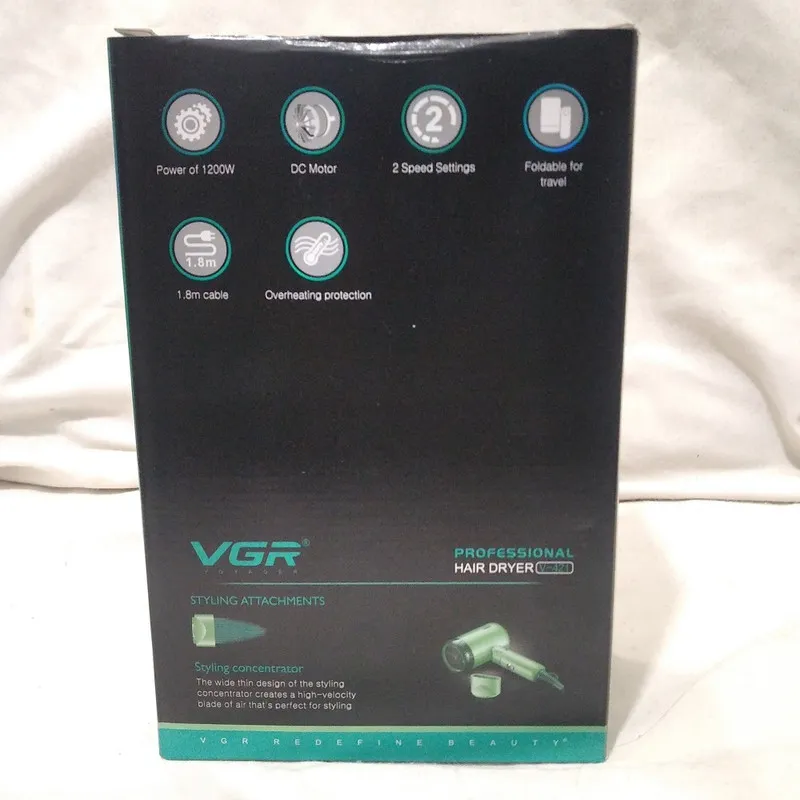 سشوار خانگی وی جی ار مدل V - 421 - تصویر 2