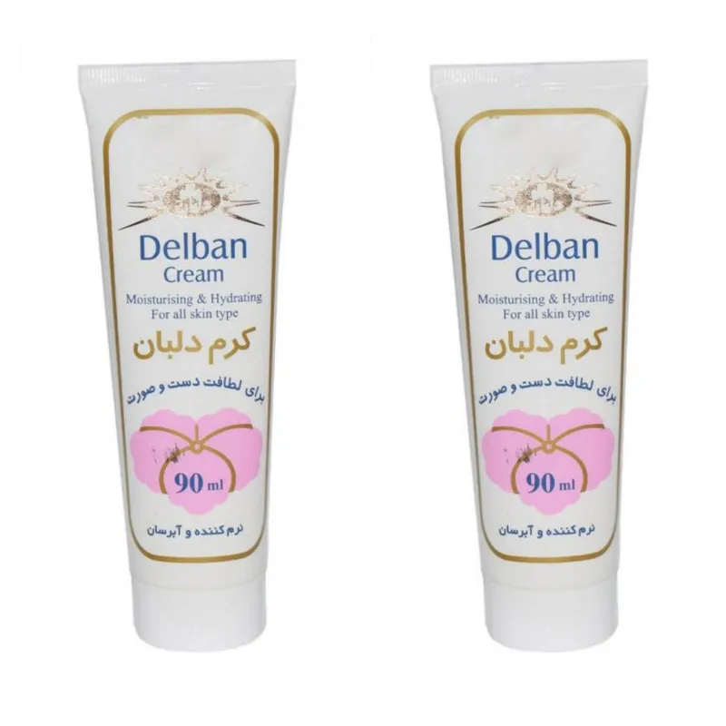 کرم نرم کننده دلبان مدل 01 حجم 90 میلی لیتر مجموعه 2 عددی - تصویر 2