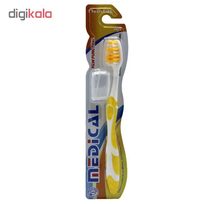 مسواک مدیکال مدل k-306 با برس نرم  - تصویر 6