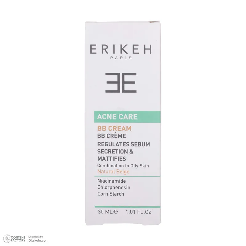 کرم پودر BB اریکه مدل ACNE CARE مناسب پوست های چرب و مختلط حجم 30 میلی لیتر - تصویر 4