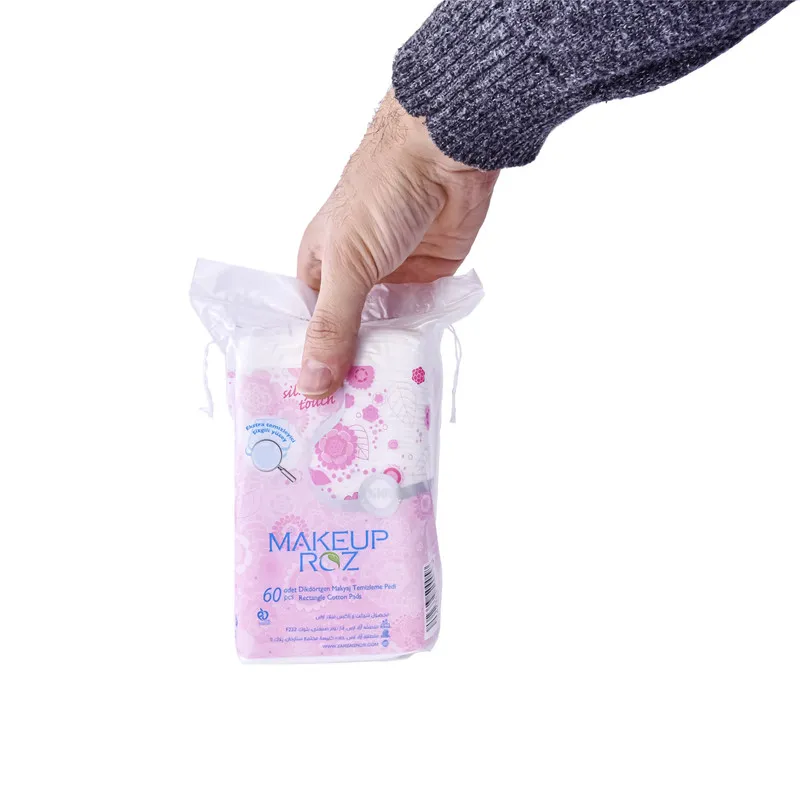 پد پاک کننده آرایش صورت میکاپ رز مدل Fresh بسته 60 عددی - تصویر 2