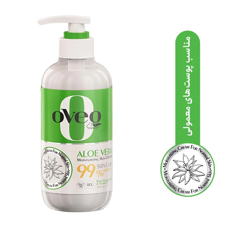 کرم مرطوب کننده اوک شاین مدل آلوئه ورا حجم 400 میلی لیتر - تصویر 2