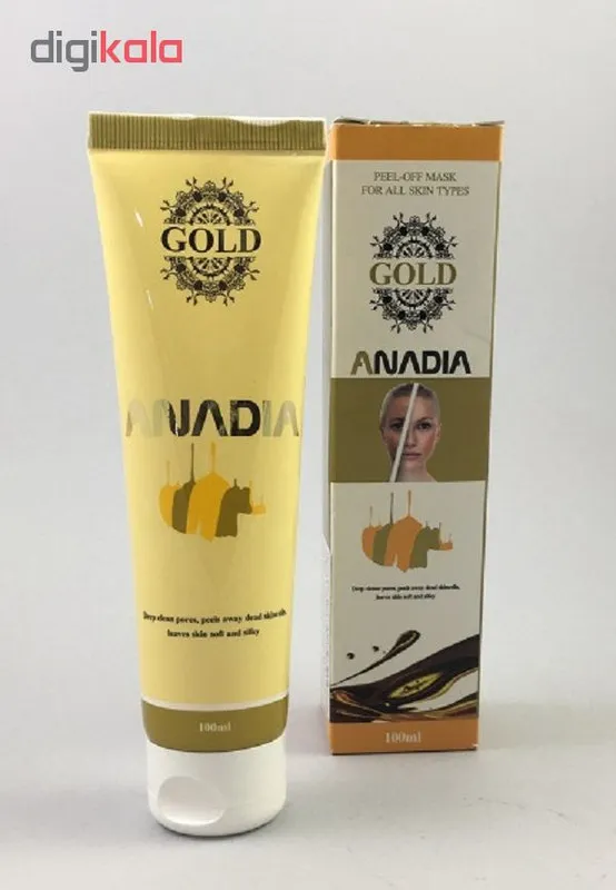 ماسک صورت آنادیا مدل Gold حجم 100 میلی لیتر - تصویر 2