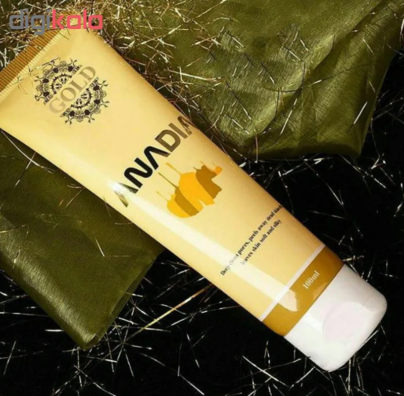 ماسک صورت آنادیا مدل Gold حجم 100 میلی لیتر - تصویر 3