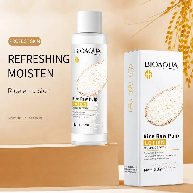 لوسیون بدن بایو آکوا مدل Rice Raw Pulp حجم 120 میلی لیتر - تصویر 2
