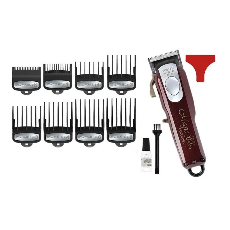 ماشین اصلاح موی سر و صورت وال پروفشنال مدل مجیک کلیپ به همراه شانه اصلاح وال مدل 01 بسته 10 عددی - تصویر 2