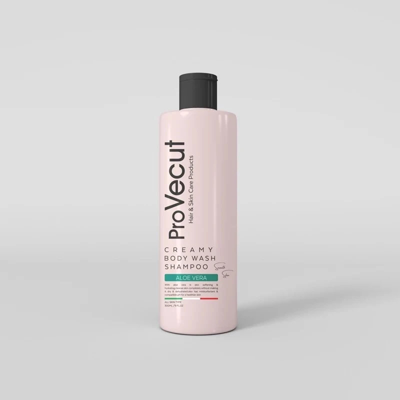 شامپو بدن پرو ویکات مدل Aloe با رایحه آلوئه ورا مناسب برای انوع پوست حجم 300 میلی‌لیتر - تصویر 2