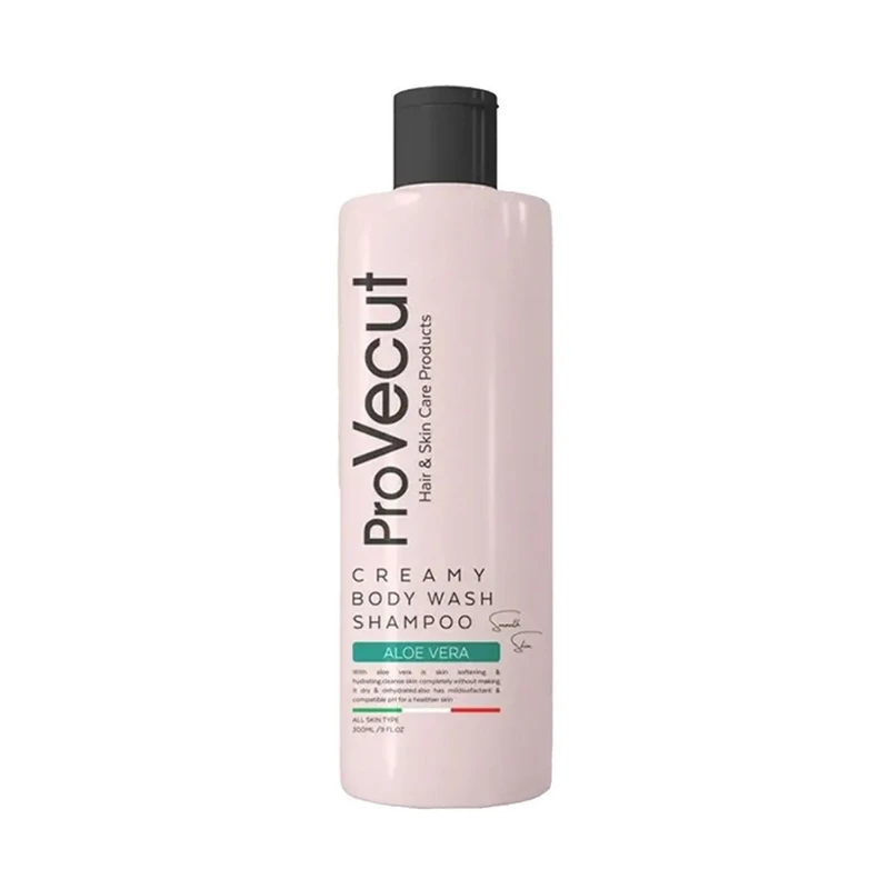 شامپو بدن پرو ویکات مدل Aloe با رایحه آلوئه ورا مناسب برای انوع پوست حجم 300 میلی‌لیتر - تصویر 3