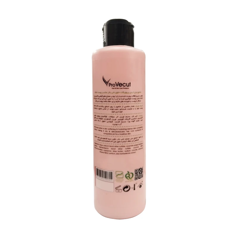 شامپو بدن پرو ویکات مدل Skin Care با رایحه شی باتر مناسب برای پوست خشک حجم 300 میلی‌لیتر - تصویر 2
