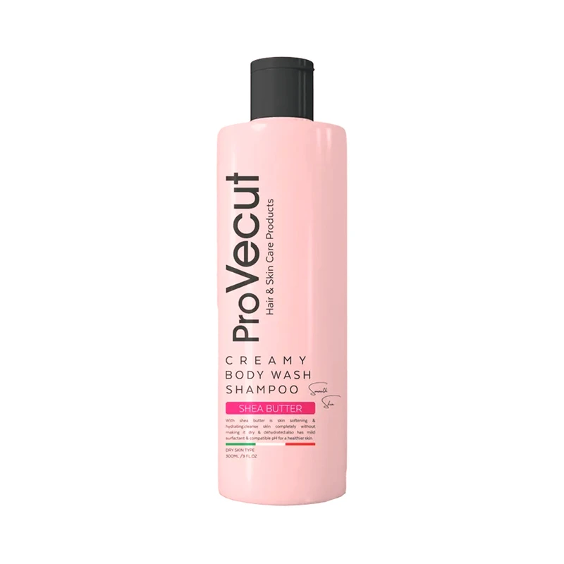 شامپو بدن پرو ویکات مدل Skin Care با رایحه شی باتر مناسب برای پوست خشک حجم 300 میلی‌لیتر - تصویر 4