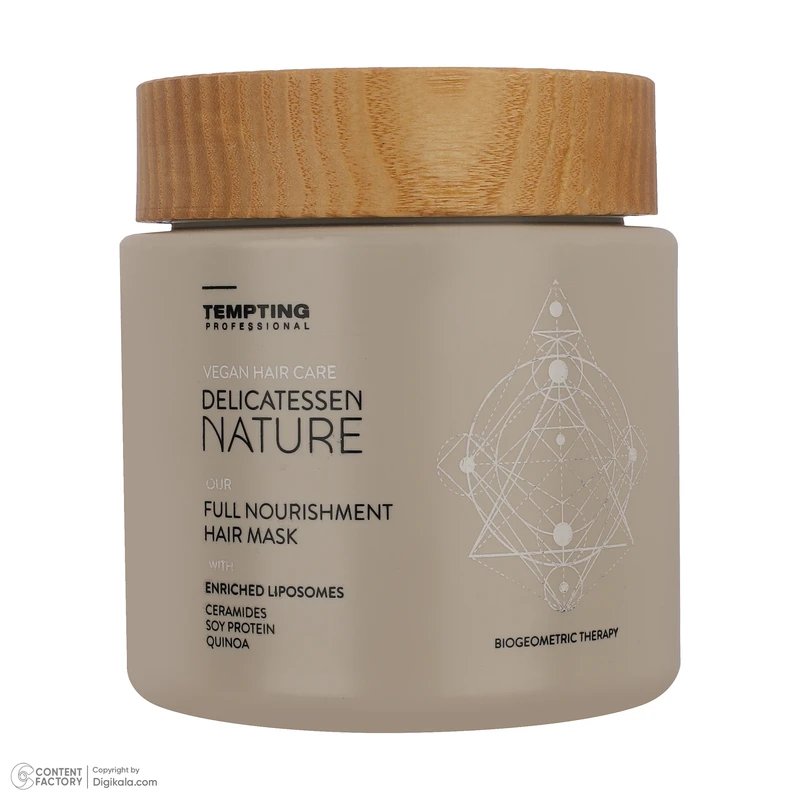 ماسک مو تقویت کننده تمپتینگ پروفشنال مدل NATURE مناسب برای انواع مو حجم 500 میلی لیتر - تصویر 3