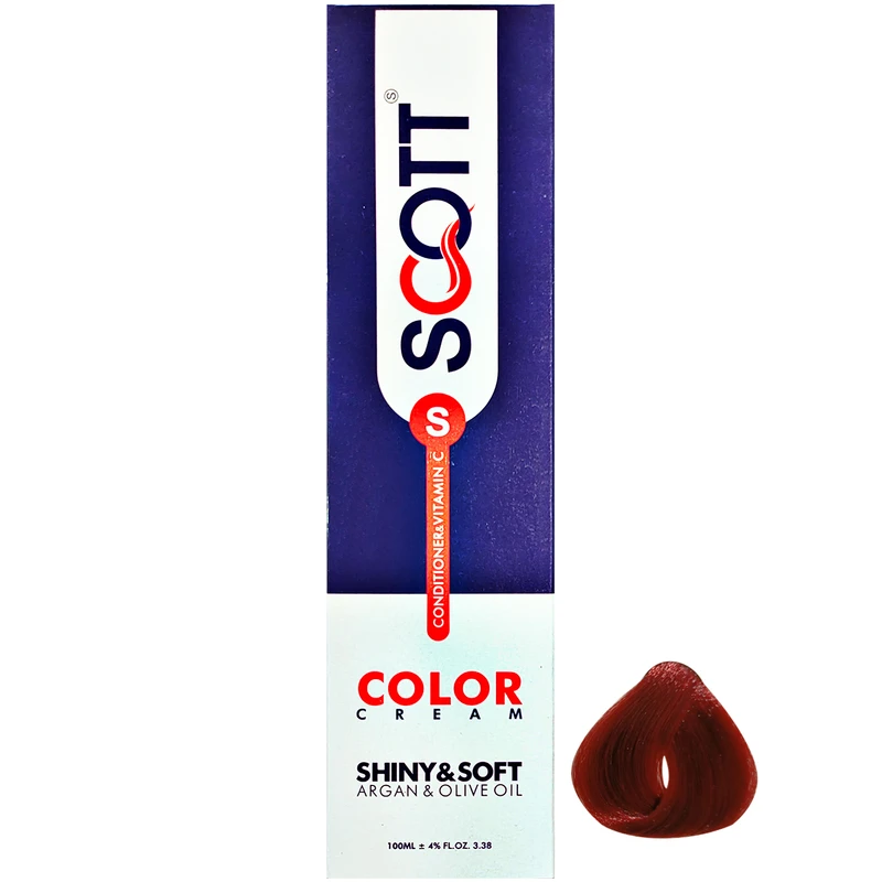 رنگ مو اسکاتس سری Mahogany شماره MG6 حجم 100 میلی لیتر رنگ بلوند ماهاگونی متوسط - تصویر 2