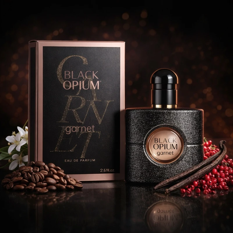 ادوپرفیوم زنانه گارنت مدل BLACK OPIUM با رایحه گرم حجم 25 میلیلیتر - تصویر 2