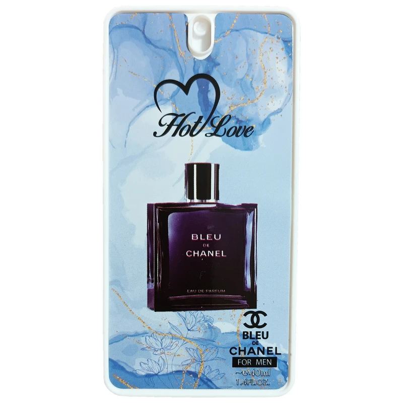 عطر جیبی مردانه هات لاو مدل بلو شنل حجم 40 میلی لیتر