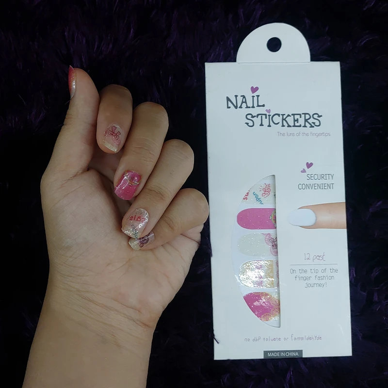 استیکر طراحی ناخن مدل ژله ای کد FN21 - تصویر 6