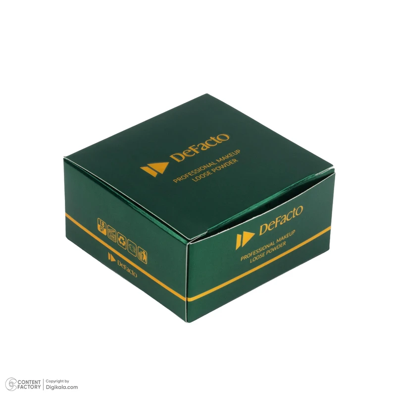پودر تثبیتکننده آرایش صورت دیفکتو مدل professional وزن 18 گرم - تصویر 6