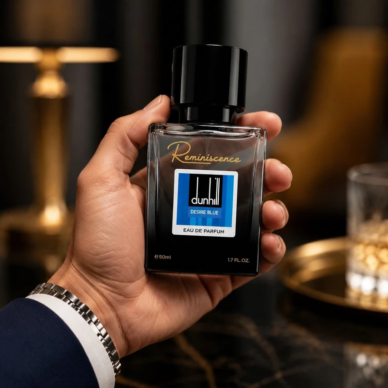 ادو پرفیوم مردانه رمینیسنس مدل Dunhill Desire Blue با رایحه ترش و مرکباتی حجم 50 میلی لیتر - تصویر 4