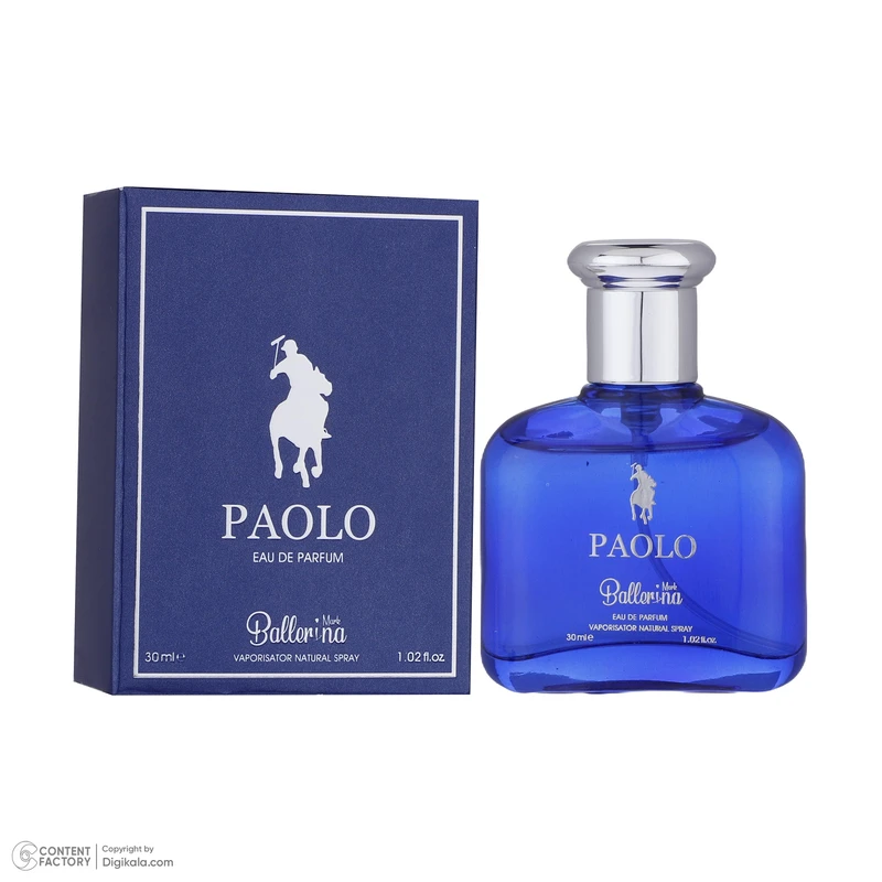 ادو پرفیوم مردانه بالرینا مدل Paolo حجم 30 میلی لیتر - تصویر 5