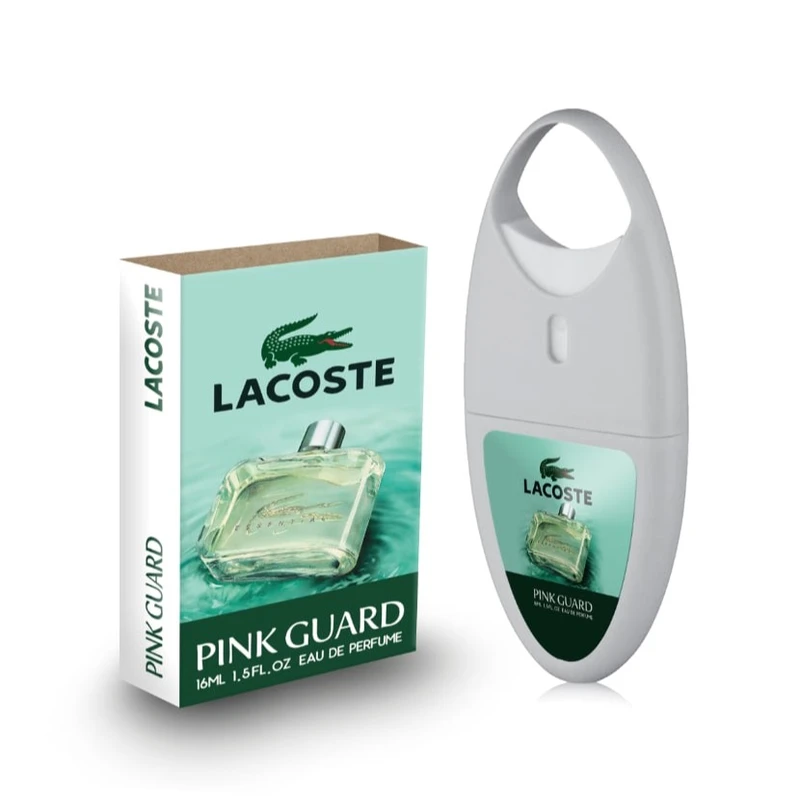 عطر جیبی مردانه پینک گارد مدل Lacoste Essential حجم 16 میلی لیتر مجموعه 3 عددی - تصویر 3