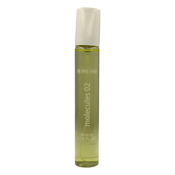 عطر جیبی سوئیس آرمه مدل molecules 02 با رایحه تند حجم 35 میلیلیتر