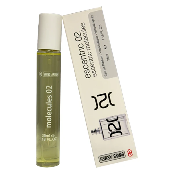 عطر جیبی سوئیس آرمه مدل molecules 02 با رایحه تند حجم 35 میلیلیتر - تصویر 2