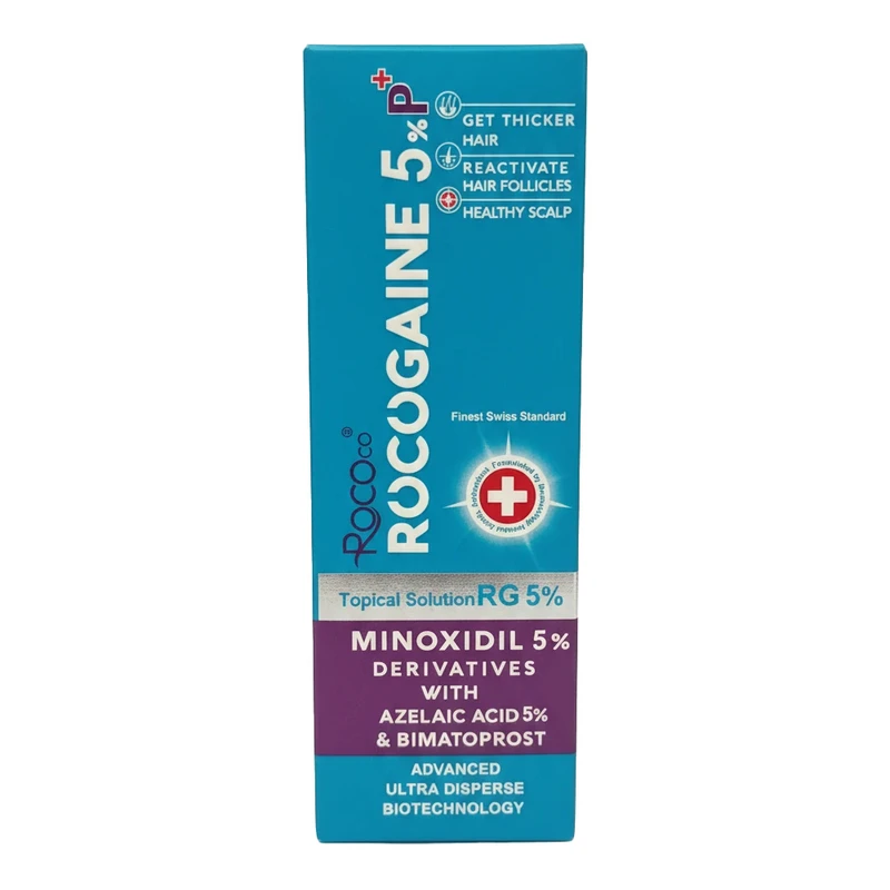 تونیک تقویتکننده مو روکوکو مدل Rocogaine RG 5% مناسب برای انواع مو حجم 75 میلیلیتر - تصویر 3