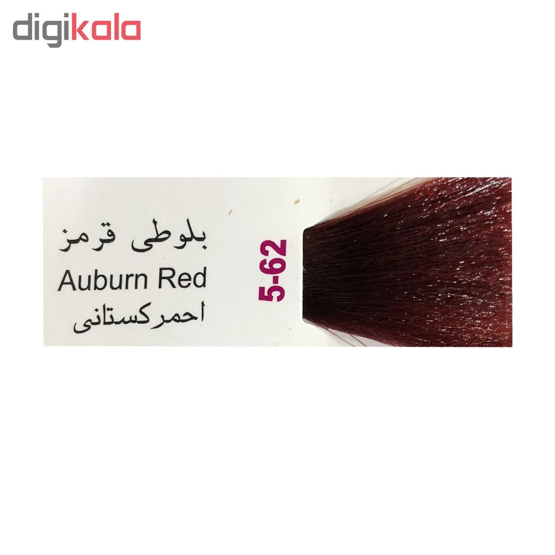 رنگ مو پادینا شماره 62-5 حجم 100 میلی لیتر رنگ بلوطی قرمز - تصویر 3