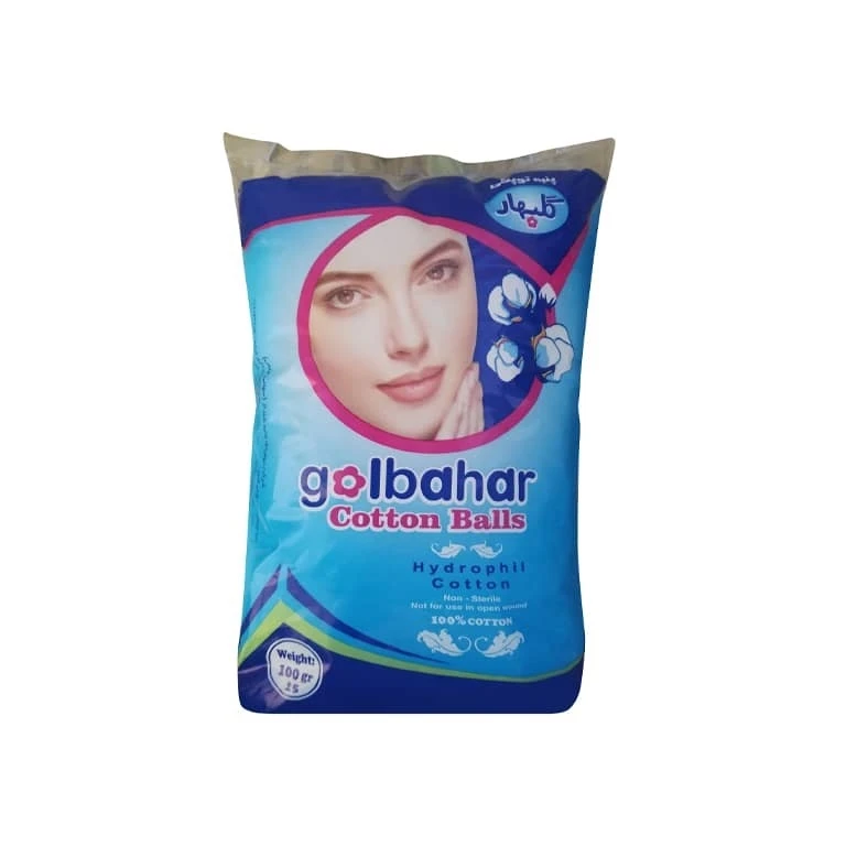 پنبه آرایشی گلبهار مدل توپکی مجموعه 2 عددی - تصویر 3