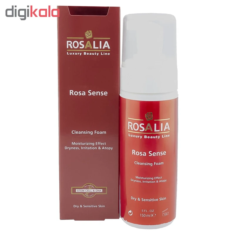 فوم پاک کننده صورت رزالیا مدل Rosa Scence حجم 150 میلی لیتر - تصویر 5