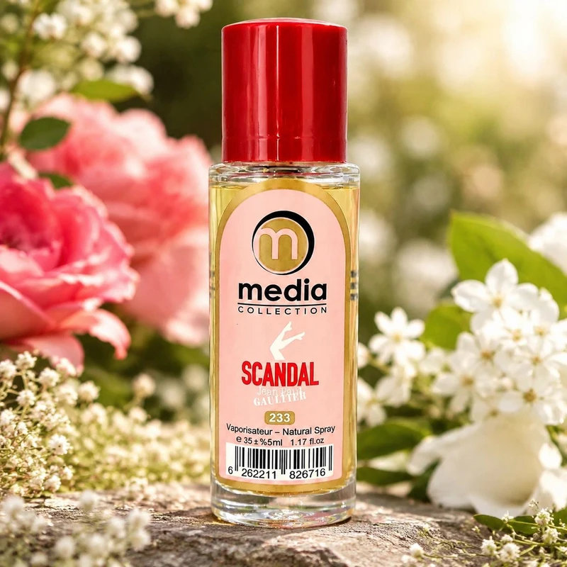 عطر جیبی زنانه مدیا مدل Scandal با رایحه شیرین و گلی حجم 35 میلیلیتر - تصویر 3