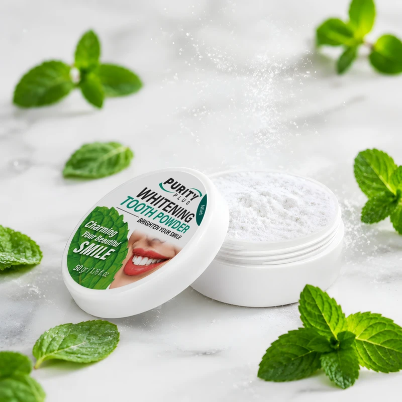 پودر سفیدکننده دندان پیوریتی پلاس مدل Mint وزن ۵۰ گرم - تصویر 5