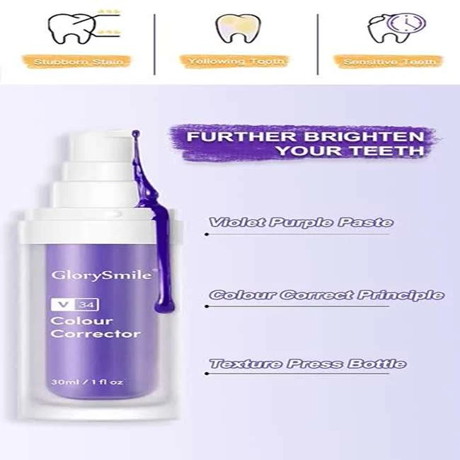 خمیردندان گلوری اسمایل مدل V34 حجم 30 میلی لیتر - تصویر 5