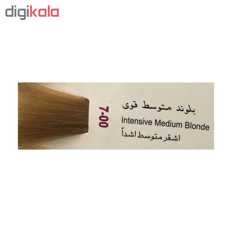رنگ مو پادینا شماره 00-7 حجم 100 میلی لیتر رنگ بلوند متوسط - تصویر 3