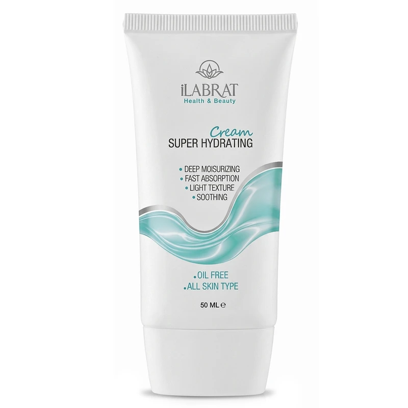 کرم آبرسان دست، صورت، گردن ایلابرت مدل Super Hydrating مناسب برای انواع پوست حجم 50 میلیلیتر - تصویر 2